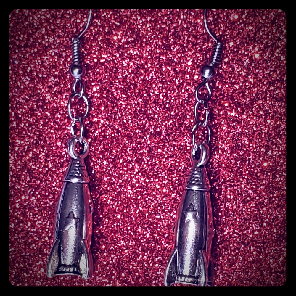 Rocket Missile Earrings